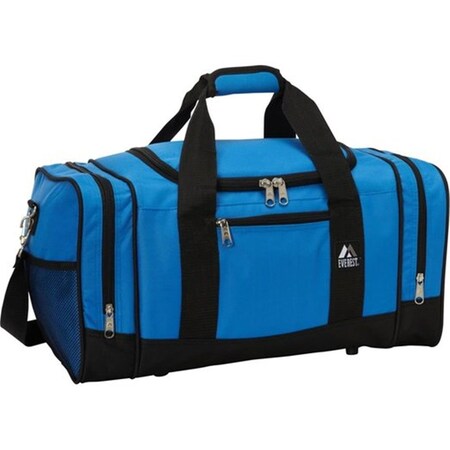 Everest 020-RBL-BK Crossover Duffel Bag - Royal Blue-Black EV122722